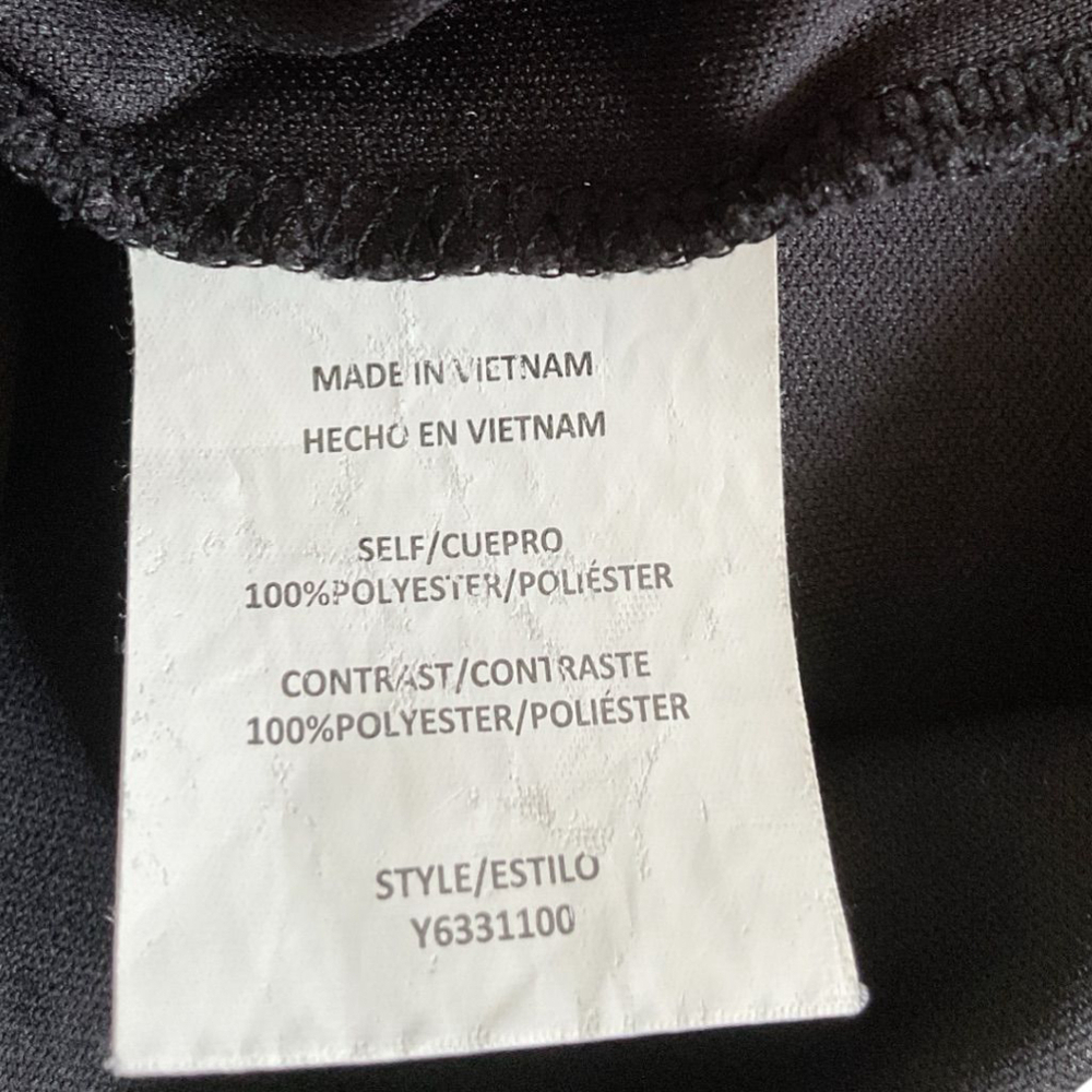 $10$ add on Luxology Black sheer chiffon layered Lace-Up 3/4 Sleeve Dress Size 8 - Picture 8 of 10